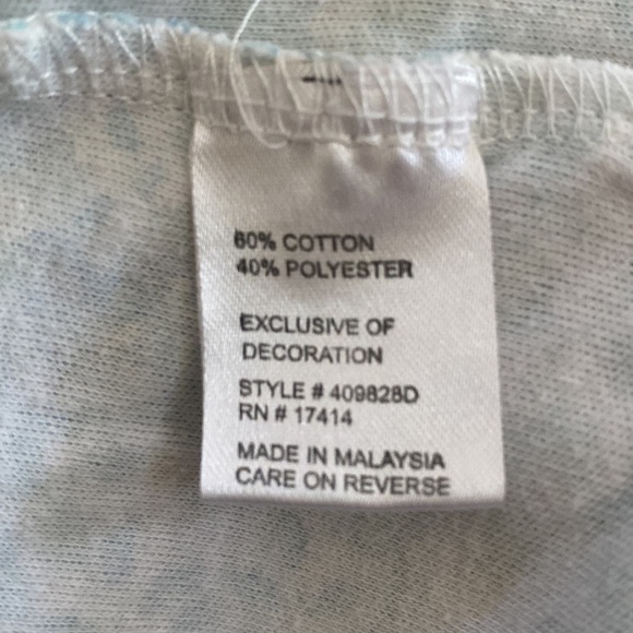 Miss Elaine white, blue bird pajama top. Size XL. - Picture 10 of 11